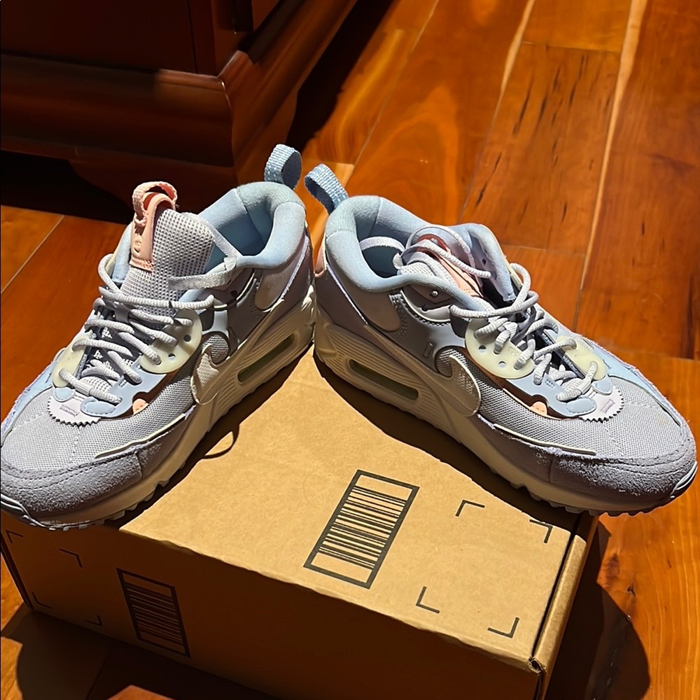 Women’s Light Blue and pink Nike Air Max